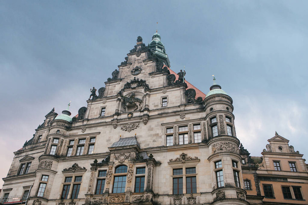 Part of the ancient architectural complex called the Royal Palace in Dresden in Germany - 写真・画像