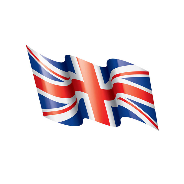 Zászló, az Egyesült Királyság, vektor - Vektor, kép