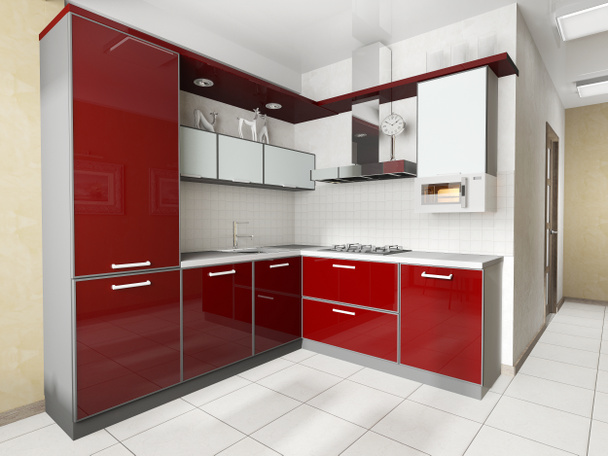 modern domestic Kitchen - Foto, Imagem