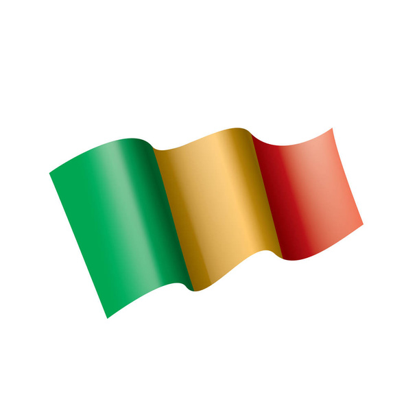 Vlag van Mali. Vector - Vector, afbeelding