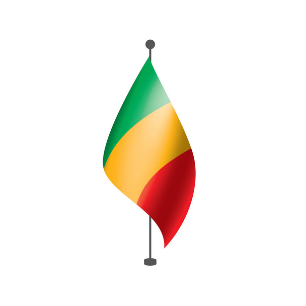 Vlag van Mali. Vector - Vector, afbeelding