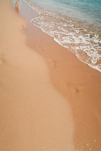 Sandstrand am Meer, Landschaft - Foto, Bild