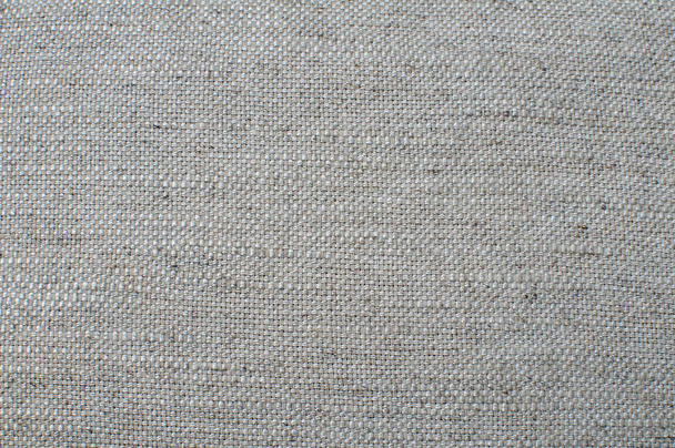 グレーのメランジ リネンの織物繊維の背景としてテクスチャ表面クローズ アップ - 写真・画像