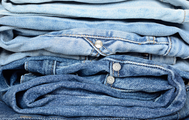 Stack of jeans - Photo, image