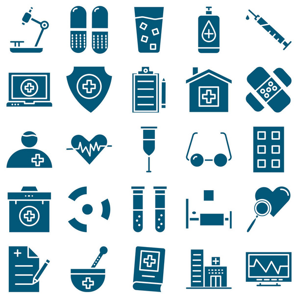 Iconos de vectores médicos y de salud aislados editable
 - Vector, Imagen