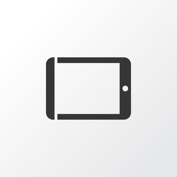Tablet icon symbol. Premium quality isolated palmtop element in trendy style. - Vector, Image