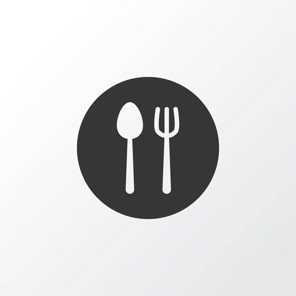 Cutlery icon symbol. Premium quality isolated silverware element in trendy style. - Photo, Image