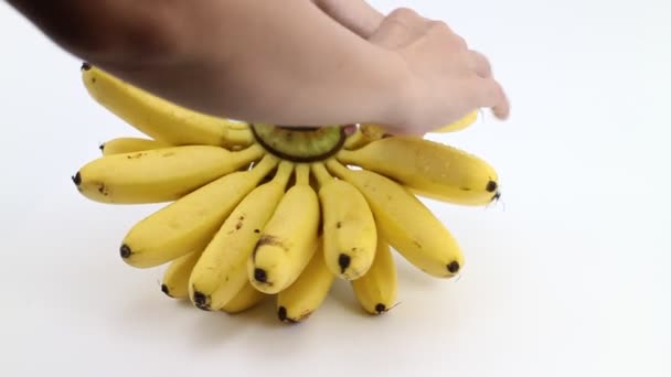 Banana peeling for eat - Footage, Video