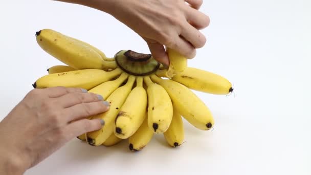 Банан пілінг для eat - Кадри, відео