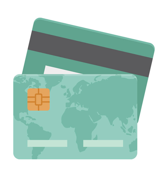 Icône de couleur de carte de crédit modifiable
 - Vecteur, image