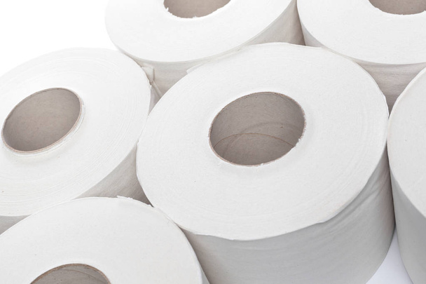 toilet paper on white background - Photo, image