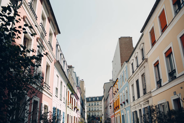 Renkli ev dış görünümü sokak - Fotoğraf, Görsel