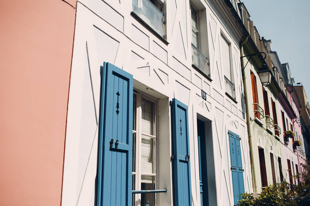 Renkli ev dış görünümü sokak - Fotoğraf, Görsel