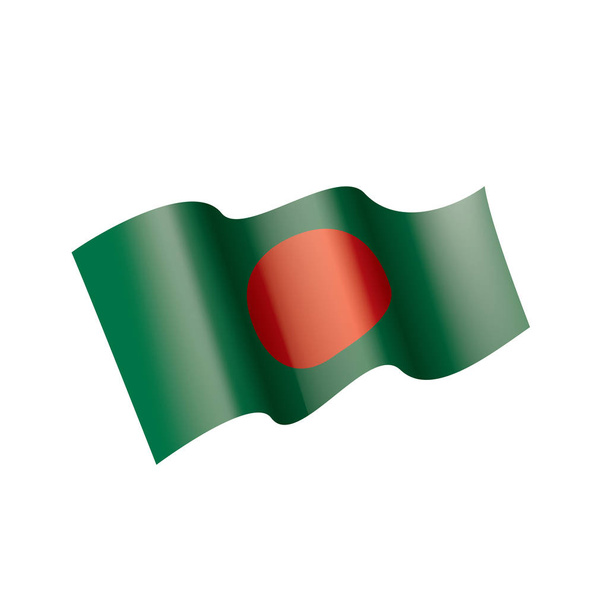 flaga bangladeszu, ilustracja wektora - Wektor, obraz