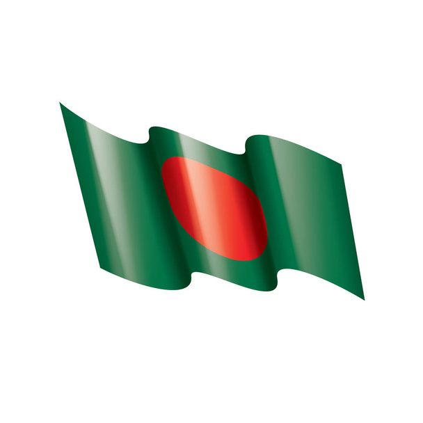 Bandera de Bangladesh, ilustración vectorial
 - Vector, imagen