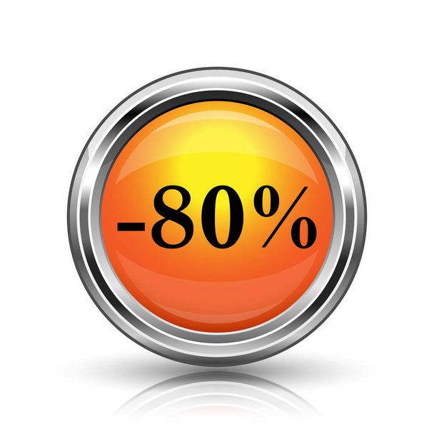 80 percent discount icon - Photo, Image