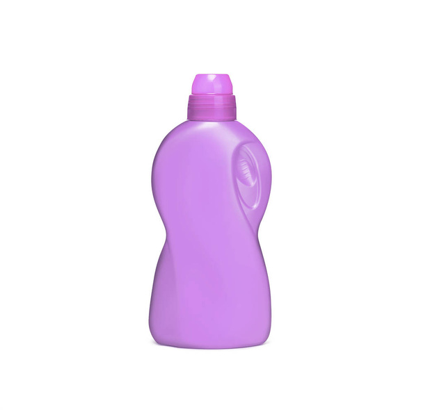 Plastic chemical bottle isolated on white background - Фото, зображення