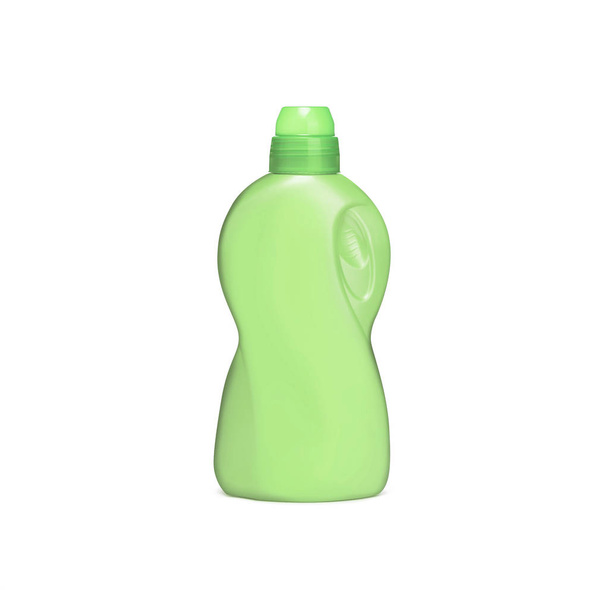 Plastic chemical bottle isolated on white background - Фото, зображення