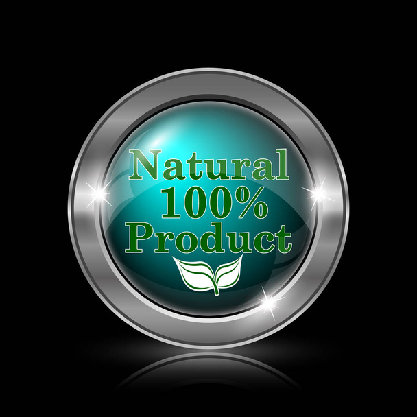 100 Icône de produit naturel pour cent
 - Photo, image