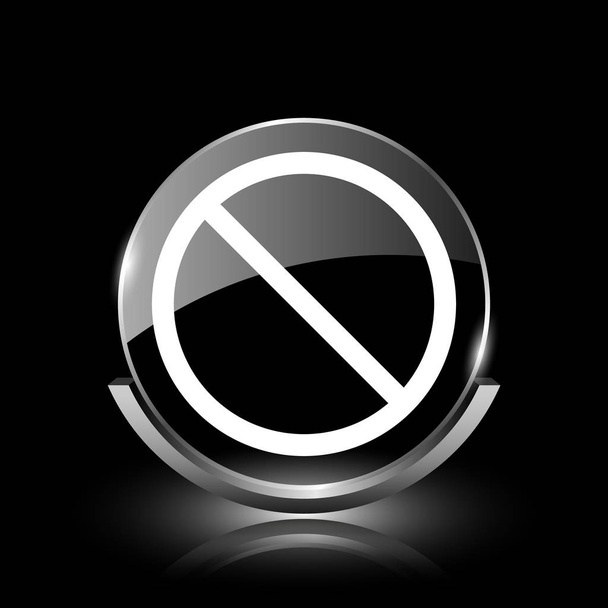 verboden pictogram - Foto, afbeelding