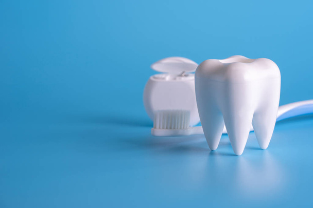 sağlıklı diş ekipman araçları profesyonel diş diş bakımı konsepti için - Fotoğraf, Görsel