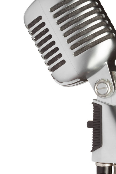 professional microphone isolated on white - Φωτογραφία, εικόνα