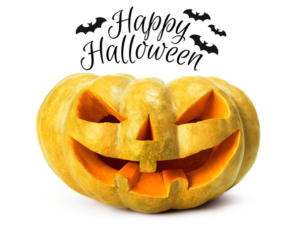 Halloween Pumpkin isolated on white background  - Foto, imagen
