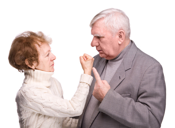 Conflict elderly couple - Fotografie, Obrázek