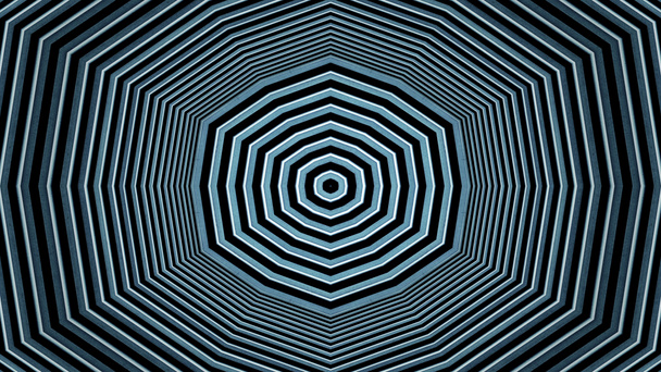 abstrakte bunte hypnotische symmetrische Muster ornamentale dekorative Kaleidoskop Bewegung geometrischer Kreis und Sternformen - Foto, Bild