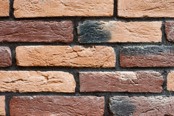 new colorful brick wall for texture or background - Foto, Imagen