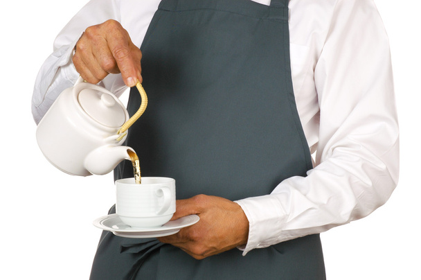 Barista Pouring Tea - Foto, Imagen