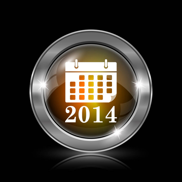 2014 calendar icon - Φωτογραφία, εικόνα