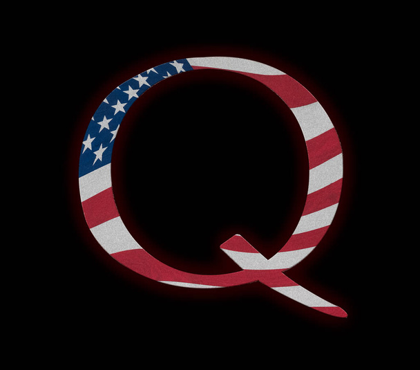 Q Anon derin devlet komplo konsepti - Fotoğraf, Görsel