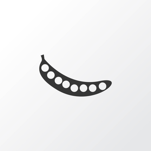 Peas icon symbol. Premium quality isolated legume element in trendy style. - Vector, Image