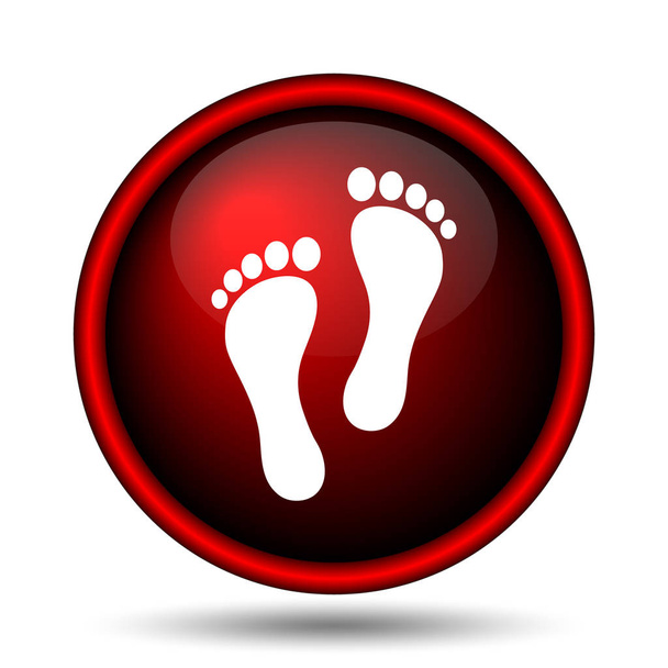 Foot print icon - Foto, imagen