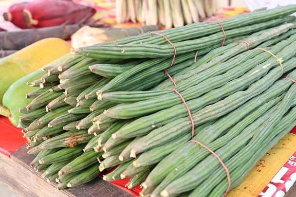 Verse moringa in markt - Foto, afbeelding