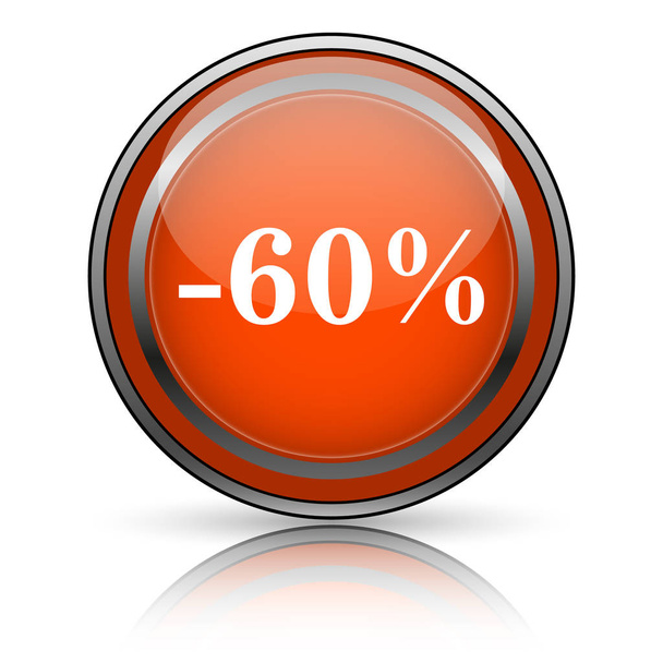 60 percent discount icon - Zdjęcie, obraz
