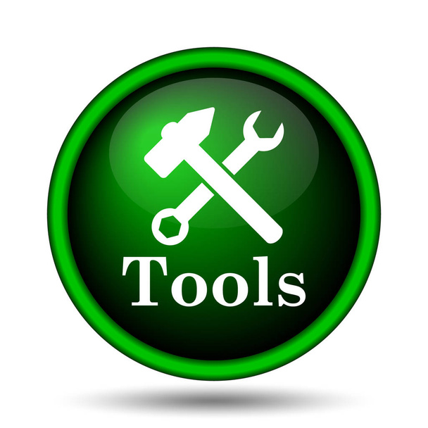Tools icon. Internet button on white background - Photo, Image