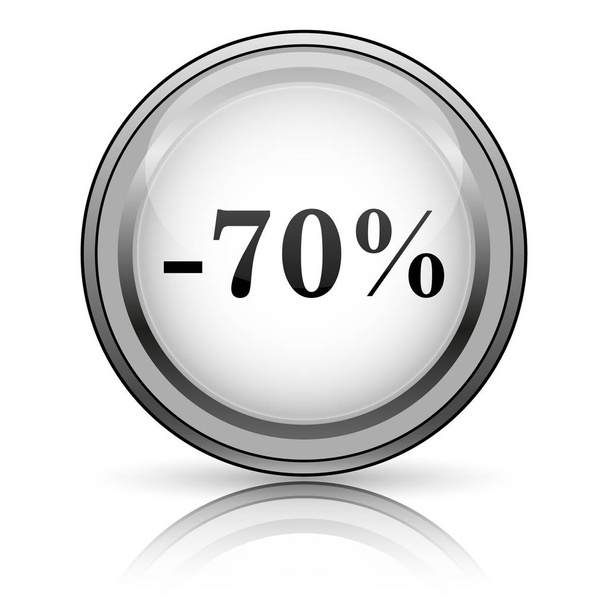 70 % sleva ikona - Fotografie, Obrázek