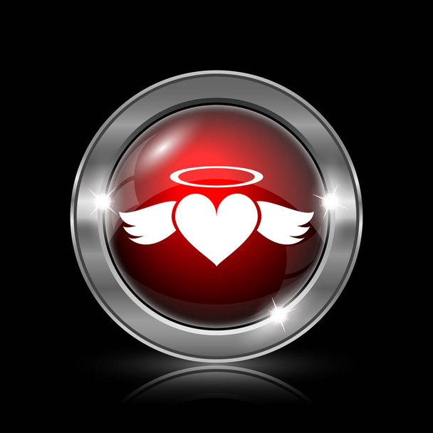 ícone de anjo coração
 - Foto, Imagem