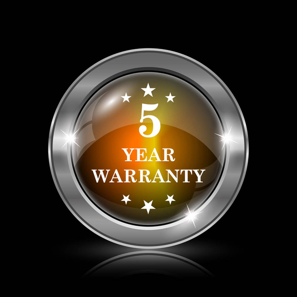 5 year warranty icon - Photo, Image