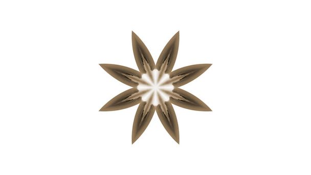 クリエイティブアブストラクト ペイント ブラシ インク爆発広がり滑らかな概念対称パターン装飾装飾的な万華鏡運動幾何学的な円と星の形 - 写真・画像