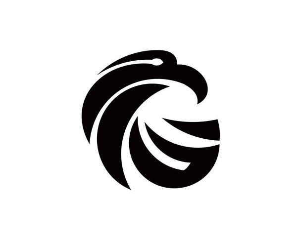 Szablon wektora logo orła. Koncepcja logo działalności gospodarczej - Wektor, obraz