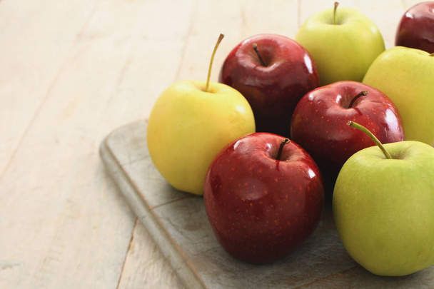 preparing fresh healthy apples - Photo, Image