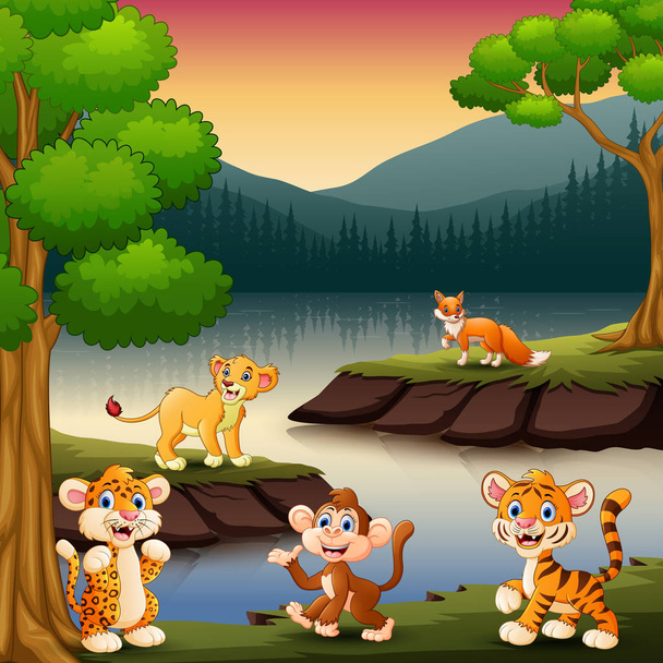 jardim zoológico corça ícone desenho animado vetor. floresta animal  20357223 Vetor no Vecteezy