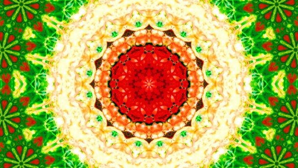 абстрактне фарбування пензлем чорнило вибухне поширення гладкої концепції симетричного візерунка декоративного руху калейдоскопа геометричне коло і форми зірок
 - Фото, зображення