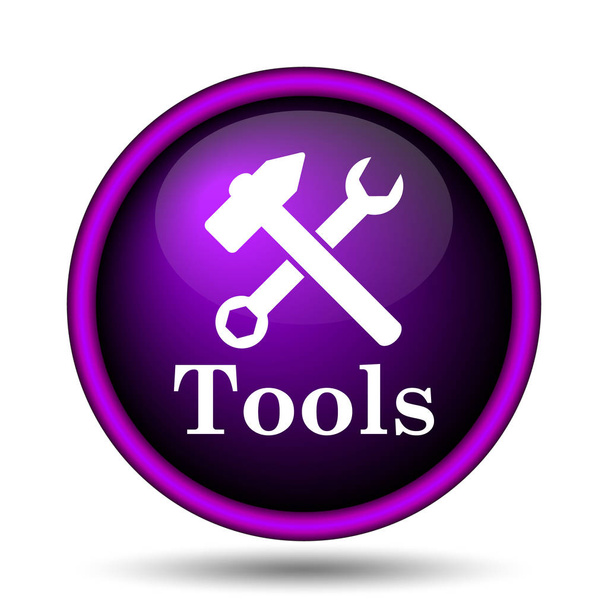 Tools icon. Internet button on white background - Photo, Image