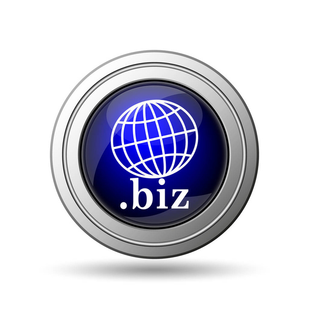 .biz icon. Internet button on white background - Photo, Image