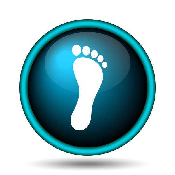 Foot print icon - Foto, Imagen