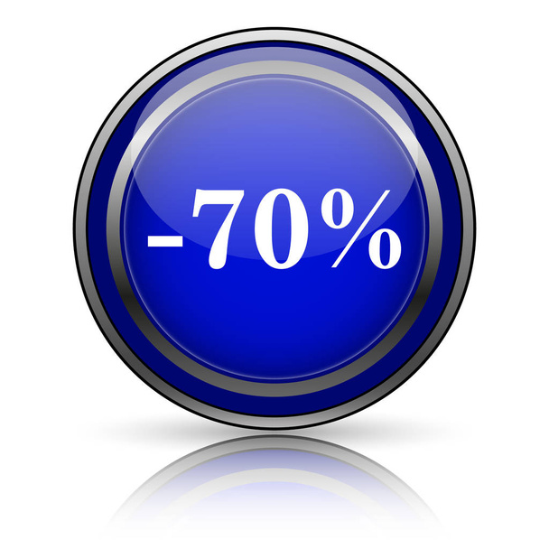 70 percent discount icon - Photo, Image